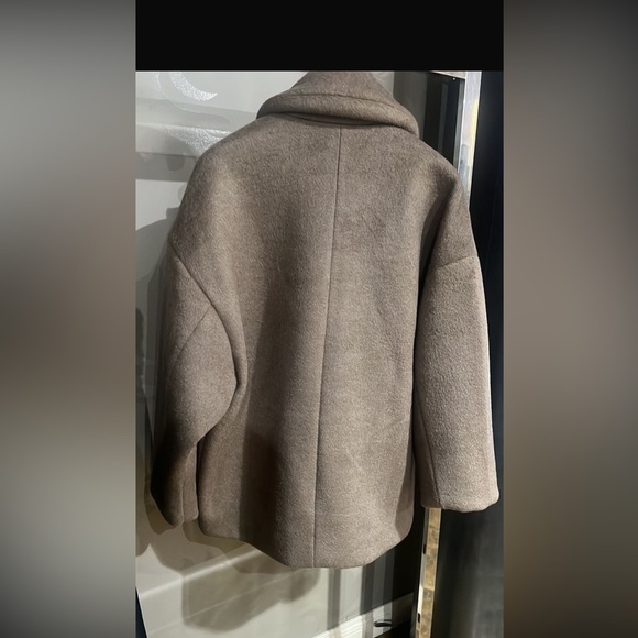 NWT 2nd Day calisa brushed wool brown Coat - Picture 7 of 8